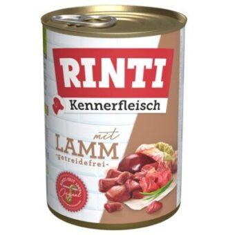 RINTI ínyenceknek gazdaságos csomag 12 x 400 g - Bárány - Kisállat kiegészítők webáruház - állateledelek