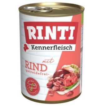 RINTI ínyenceknek gazdaságos csomag 12 x 400 g - Marha - Kisállat kiegészítők webáruház - állateledelek