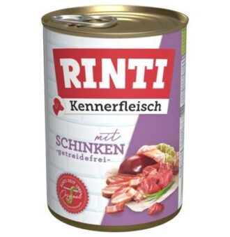 RINTI ínyenceknek gazdaságos csomag 12 x 400 g - Sonka - Kisállat kiegészítők webáruház - állateledelek