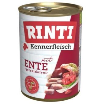 RINTI ínyenceknek gazdaságos csomag 12 x 400 g - Kacsa - Kisállat kiegészítők webáruház - állateledelek