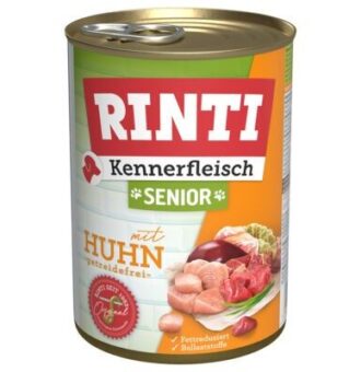 RINTI ínyenceknek gazdaságos csomag 12 x 400 g - Senior: csirke - Kisállat kiegészítők webáruház - állateledelek