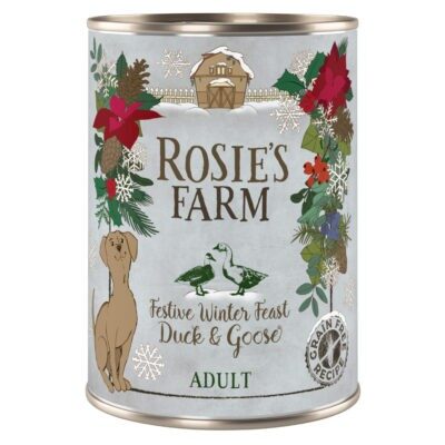 24x400g Rosie's Farm Winter Edition nedves kutyatáp- Kacsa & liba - Kisállat kiegészítők webáruház - állateledelek