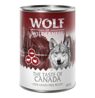 24x400g Wolf of Wilderness Taste of Canada nedves kutyatáp - Kisállat kiegészítők webáruház - állateledelek