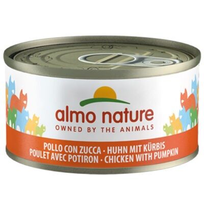 24x70g Almo Nature csirke & tök nedves macskatáp - Kisállat kiegészítők webáruház - állateledelek