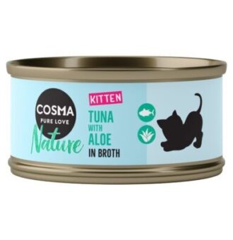 24x70g Kitten Cosma Nature tonhal & aloe vera - Kisállat kiegészítők webáruház - állateledelek