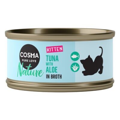 24x70g Kitten Cosma Nature tonhal & aloe vera - Kisállat kiegészítők webáruház - állateledelek