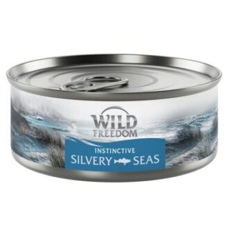 24x70g Wild Freedom Adult Silvery Seas - farkassügér nedves macskatáp - Kisállat kiegészítők webáruház - állateledelek