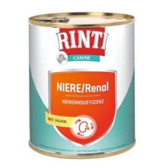 24x800g RINTI Canine Niere/Renal csirke nedves kutyatáp - Kisállat kiegészítők webáruház - állateledelek
