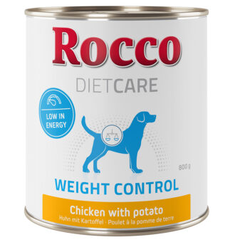 12x800g Rocco Diet Care Weight Control csirke & burgonya nedves kutyatáp - Kisállat kiegészítők webáruház - állateledelek