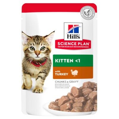 24x85g Hill's Science Plan Kitten nedves macskatáp- Pulyka - Kisállat kiegészítők webáruház - állateledelek