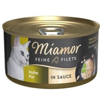 24x85g Miamor finom filék Csirke pur szószban nedves macskatáp - Kisállat kiegészítők webáruház - állateledelek