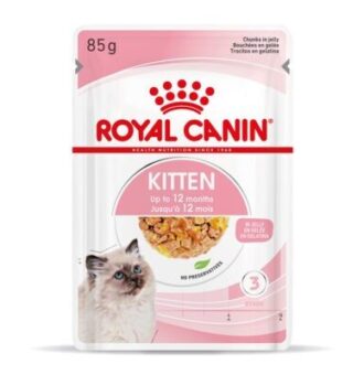 24x85g Royal Canin Kitten aszpikban nedves macskatáp - Kisállat kiegészítők webáruház - állateledelek