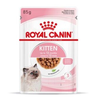 24x85g Royal Canin Kitten szószban nedves macskatáp - Kisállat kiegészítők webáruház - állateledelek