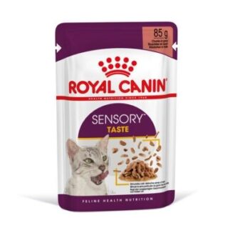 24x85g Royal Canin Sensory Taste szószban nedves macskatáp - Kisállat kiegészítők webáruház - állateledelek