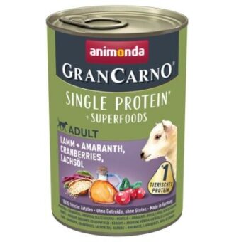 24xx400g animonda GranCarno Adult Superfoods nedves kutyatáp- Bárány + amaránt
