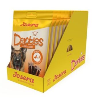 13x180g Josera Denties kacsa & sárgarépa kutyasnack - Kisállat kiegészítők webáruház - állateledelek