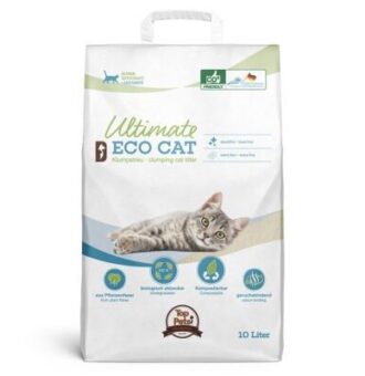 10 l Ultimate Eco Cat csomósodó macskaalom - Kisállat kiegészítők webáruház - állateledelek