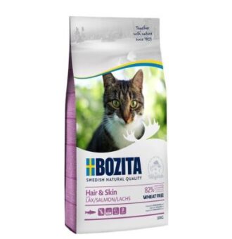 2x10kg Bozita búzamentes Hair & Skin száraz macskatáp - Kisállat kiegészítők webáruház - állateledelek