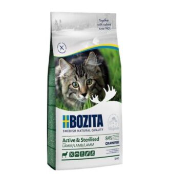 2x10kg Bozita gabonamentes Active & Sterilised bárány száraz macskatáp - Kisállat kiegészítők webáruház - állateledelek