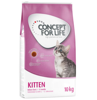 2x10kg Concept for Life Kitten száraz macskatáp - Kisállat kiegészítők webáruház - állateledelek