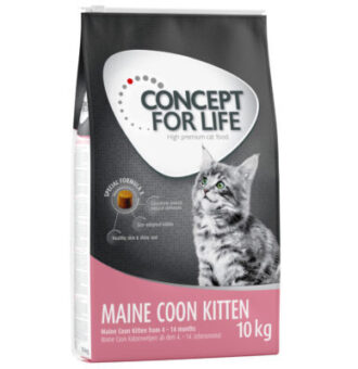 10kg Concept for Life Maine Coon Kitten száraz macskatáp 15% kedvezménnyel - Kisállat kiegészítők webáruház - állateledelek