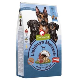 10kg GranataPet Liebling's Mahlzeit Senior pulyka száraz kutyatáp - Kisállat kiegészítők webáruház - állateledelek