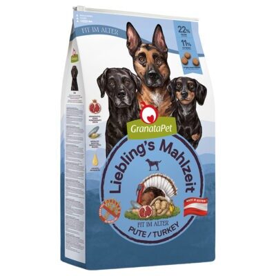 10kg GranataPet Liebling's Mahlzeit Senior pulyka száraz kutyatáp - Kisállat kiegészítők webáruház - állateledelek