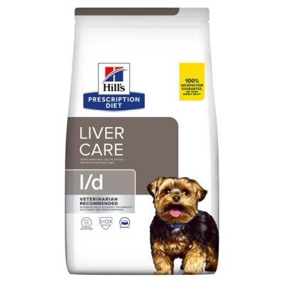 2x10kg Hill´s Prescription Diet Canine l/d Liver Care száraz kutyatáp - Kisállat kiegészítők webáruház - állateledelek