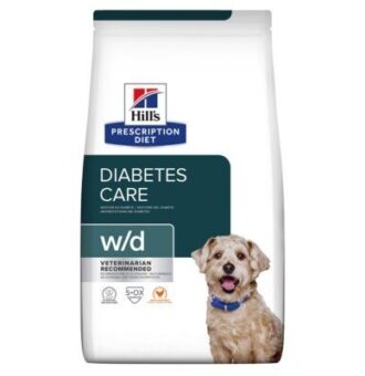4kg Hill's Prescription Diet w/d Diabetes Care csirke száraz kutyatáp - Kisállat kiegészítők webáruház - állateledelek