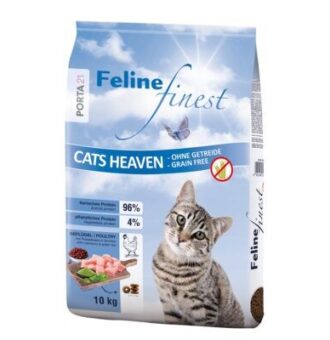 10kg Porta 21 Feline Finest Cats Heaven száraz macskatáp - Kisállat kiegészítők webáruház - állateledelek