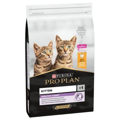 10kg PURINA PRO PLAN Kitten Healthy Start csirke száraz macskatáp 9+1 kg ingyen - Kisállat kiegészítők webáruház - állateledelek