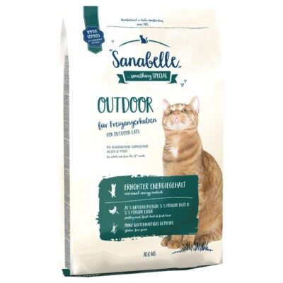 10kg Sanabelle Outdoor száraz macskatáp - Kisállat kiegészítők webáruház - állateledelek