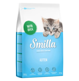 2x10kg Smilla Kitten kacsa száraz macskatáp - Kisállat kiegészítők webáruház - állateledelek