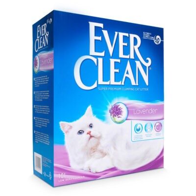 10l Ever Clean® levendula illatú csomósodó alom macskáknak - Kisállat kiegészítők webáruház - állateledelek