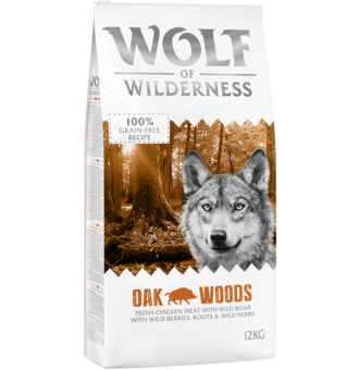 2x12kg Wolf of Wilderness Adult 'Oak Woods' - vaddisznó - Kisállat kiegészítők webáruház - állateledelek