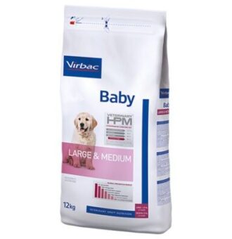 12kg Baby Large & Medium Virbac Veterinary HPM Dog kölyökkutyák számára - Kisállat kiegészítők webáruház - állateledelek