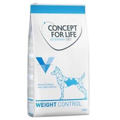 12kg Concept for Life Veterinary Diet Weight Control száraz kutyatáp - Kisállat kiegészítők webáruház - állateledelek