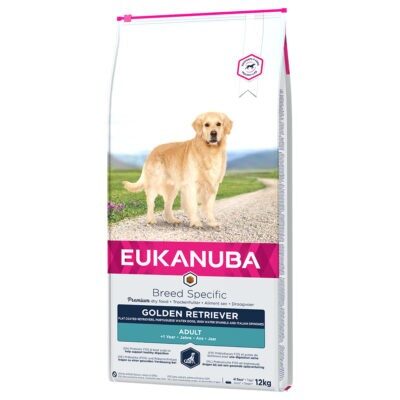 12kg Eukanuba Adult Breed Specific Golden Retriever száraz kutyatáp - Kisállat kiegészítők webáruház - állateledelek