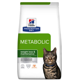 3kg Hill's Prescription Diet Metabolic Weight Management csirke száraz macskaeledel - Kisállat kiegészítők webáruház - állateledelek