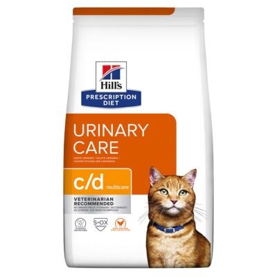 2x 3kg Hill's Prescription óriási kedvezménnyel száraz macskatáp - c/d Multicare Urinary Care csirke - Kisállat kiegészítők webáruház - állateledelek