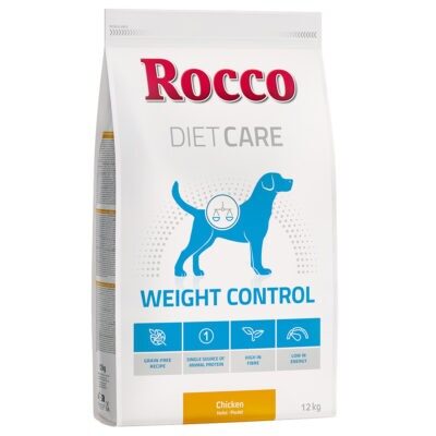 12kg Rocco Diet Care Weight Control csirke száraz kutyatáp - Kisállat kiegészítők webáruház - állateledelek