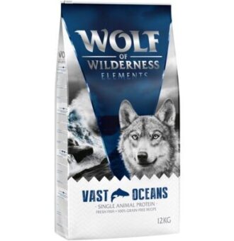 2x12kg Wolf of Wilderness "Elements" száraz kutyatáp- Vast Oceans - hal - Kisállat kiegészítők webáruház - állateledelek