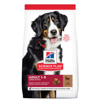 2x14kg Hill's Canine Adult 1-5 Large bárány & rizs száraz kutyatáp - Kisállat kiegészítők webáruház - állateledelek