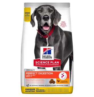 2x14kg Hill's Science Plan Adult Perfect Digestion Large Breed száraz kutyatáp - Kisállat kiegészítők webáruház - állateledelek