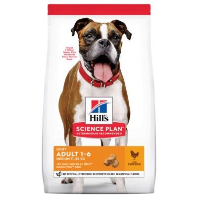 Hill's Canine gazdaságos csomag - Adult 1-6 Light Medium csirke (2 x 14 kg) - Kisállat kiegészítők webáruház - állateledelek