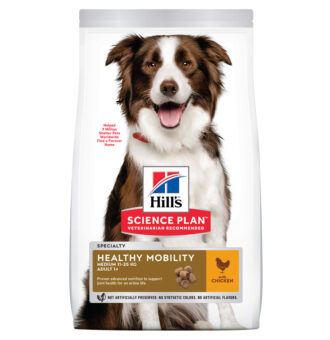 2x14kg Hill's Canine száraz kutyatáp: 14kg Adult 1+ 14kg Healthy Mobility Medium csirke - Kisállat kiegészítők webáruház - állateledelek