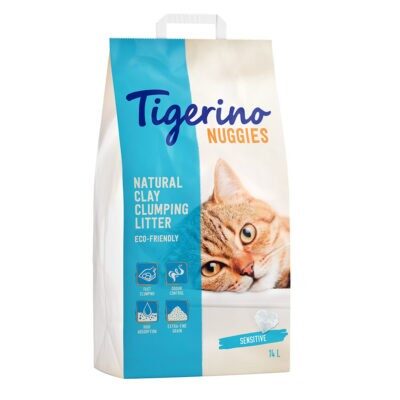 2x14l Tigerino Nuggies macskaalom- Sensitive (parfümmentes) - Kisállat kiegészítők webáruház - állateledelek