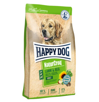 15kg Happy Dog NaturCroq bárány & rizs száraz kutyatáp - Kisállat kiegészítők webáruház - állateledelek