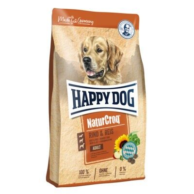 2x15 kg Happy Dog NaturCroq marha & rizs száraz kutyatáp - Kisállat kiegészítők webáruház - állateledelek