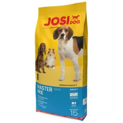 15kg Josera JosiDog Master Mix száraz kutyatáp 13+2 kg ingyen akcióban - Kisállat kiegészítők webáruház - állateledelek